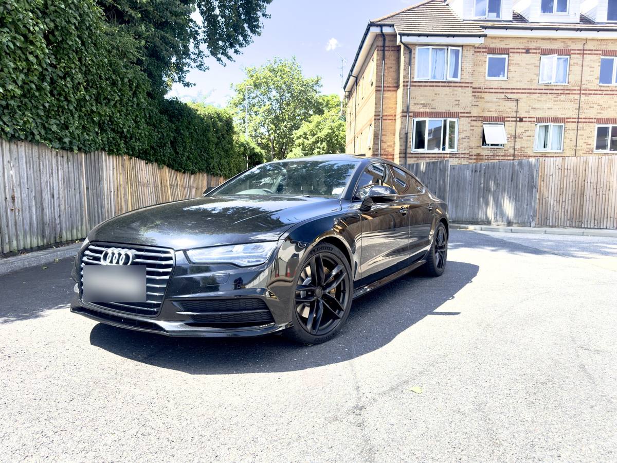 Black Audi A7 Sportback